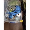 Image 1 : TOTE OF CAMPING SUPPLIES