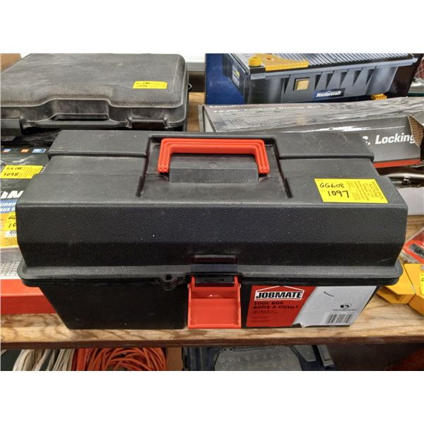 JOBMATE TOOL BOX WITH ASSORTED TOOLS