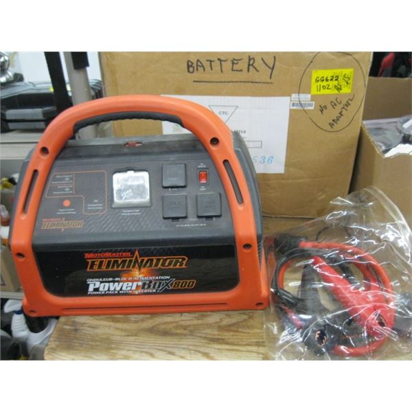 AS IS MOTOMASTER ELIMINATOR POWER BOX 800