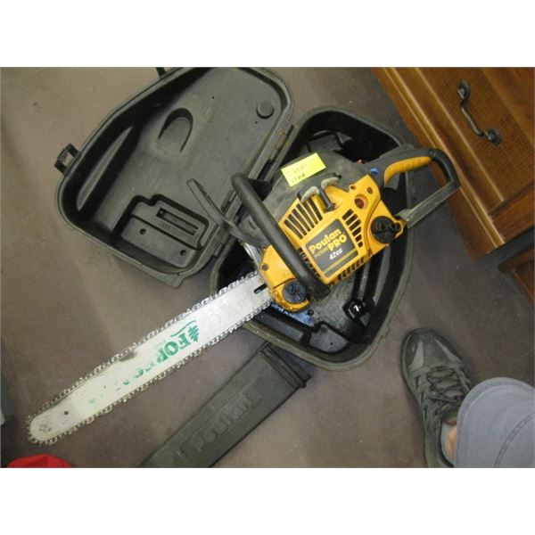 POULON PRO 42 CC CHAIN SAW IN CASE