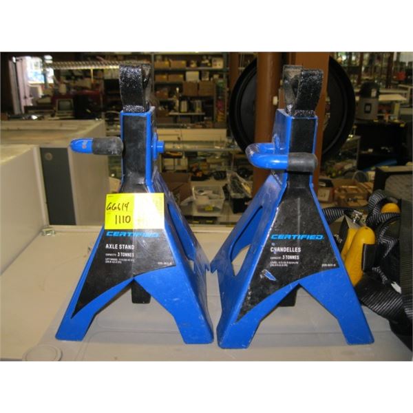 2 THREE TON JACK STANDS