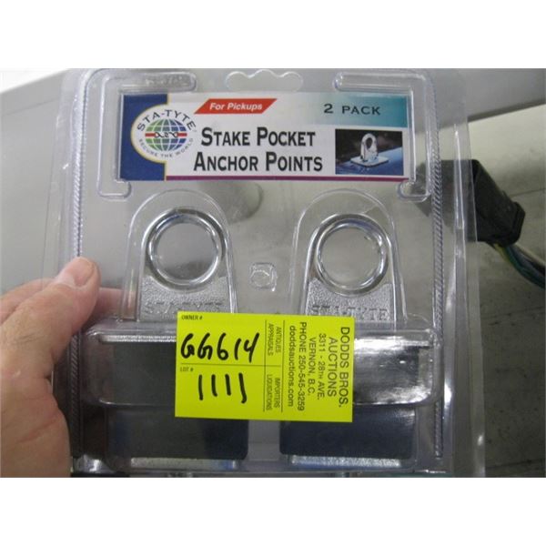 2 PACK STAKE POCKET ANCHOR POINTS