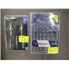 Image 1 : BOSCH 6 PC SPADE BIT SET AND MAXIM 5 PCE STEP DRILL BIT SET