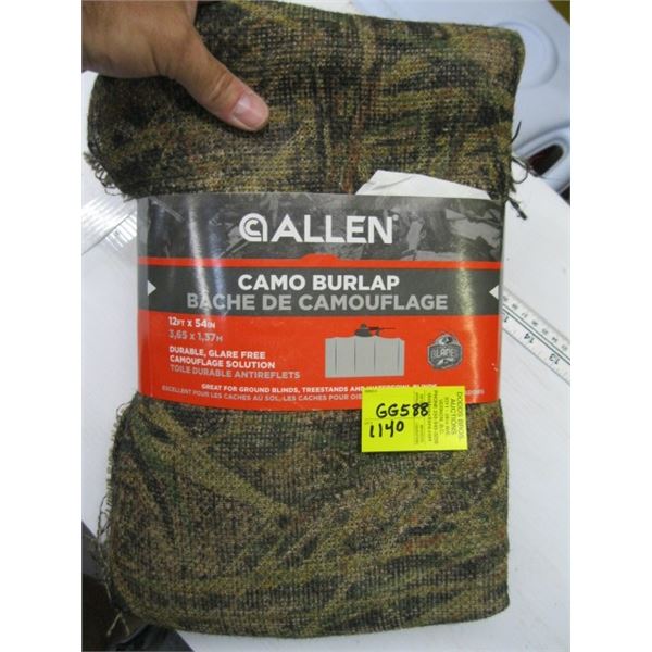 NEW ALLEN CAMMO BURLAP