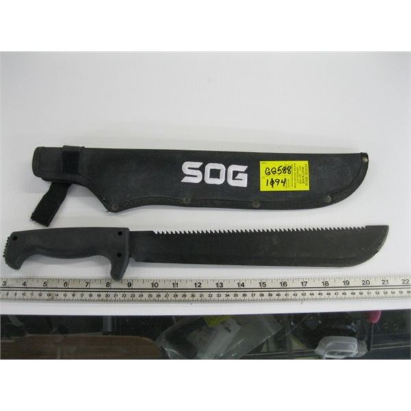 SOG SOGFARI MACHETTI AND SHEATH