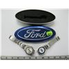 Image 1 : TWO FORD LOGO WATCHES IN FORD TIN