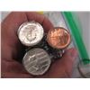 Image 2 : 2 ROLLS OF 1967 RABBIT NICKLES AND ONE ROLL OF 1967 PENNY DOVES