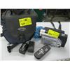 Image 1 : HITACHI 240X MEGA PIXEL ULTRAVISION VIDEO CAMERA WITH CAMERA BAG, BATTERIES, CORD ETC.