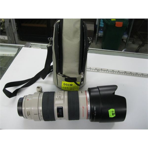 CANON ULTRASONIC ET-86 77MM IMAGE STABILIZING LENS WITH BAG