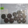 Image 1 : BAG OF 4X$1 COINS & 7 HALF DOLLARS (ALL CANADIAN)