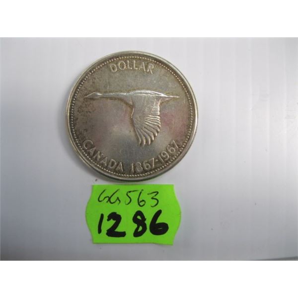 CANADIAN 1867-1967 SILVER DOLLAR