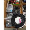 Image 2 : FLAT OF MISC. ANTENNAE CORDS & BASES, ETC.