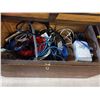 Image 2 : WOOD BIN OF MISC. COMPUTER WIRE & HARDDRIVE COVERS