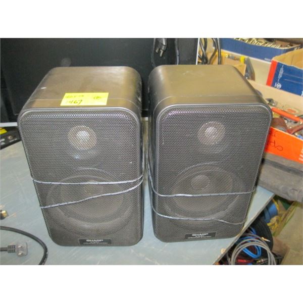 2 SHARP 2 WAY SPEAKERS