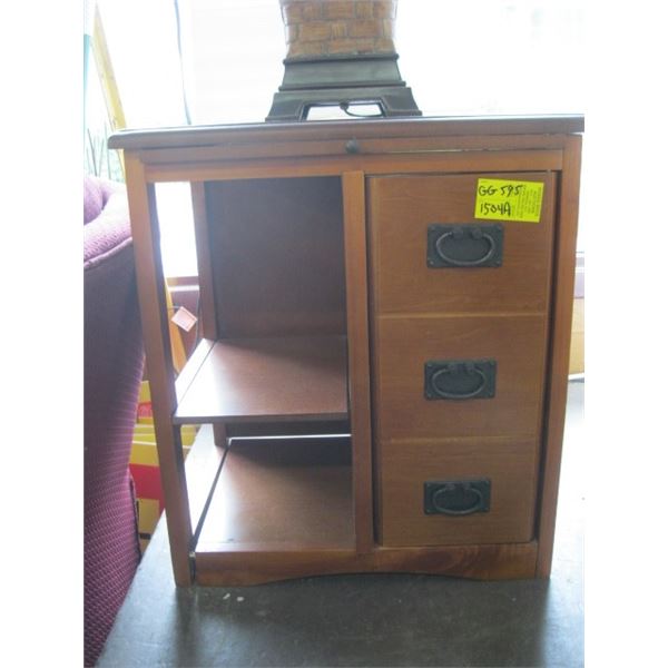 SINGLE DRAWER/SHELF END TABLE