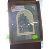 Image 3 : 1 SIGNED PRINT & 3 ETCHINGS