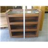 Image 1 : SMALL SHELF UNIT WITH GLASS TOP