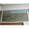 Image 1 : SIGNED FOEDISCH PAINTING OF LAND & TREES