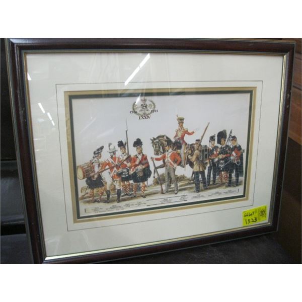 PAINTING BY HASWELL MILLER, 1937-1961, MILITARY MARCHING BAND