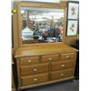 Image 2 : 7 DRAWER PINE DRESSER WITH MIRROR