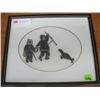 Image 1 : NEEDLEPOINT PICTURE OF ESKIMO & SEAL