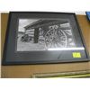 Image 1 : FRAMED PRINT OF WAGON WHEELS & TACK