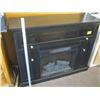Image 1 : BLACK ELECTRIC FIREPLACE