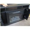 Image 2 : BLACK ELECTRIC FIREPLACE