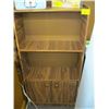 Image 1 : SMALL BOOKSHELF WITH 2 CUPBOARD DOORS ON BOTTOM