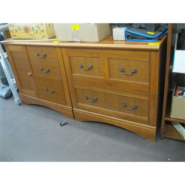 2 OFFICE CABINETS