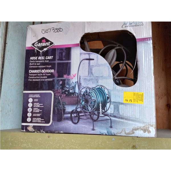 NEW IN BOX HOSE REEL CART