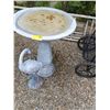 Image 1 : BIRDBATH & BIRD GARDEN ORNAMENT