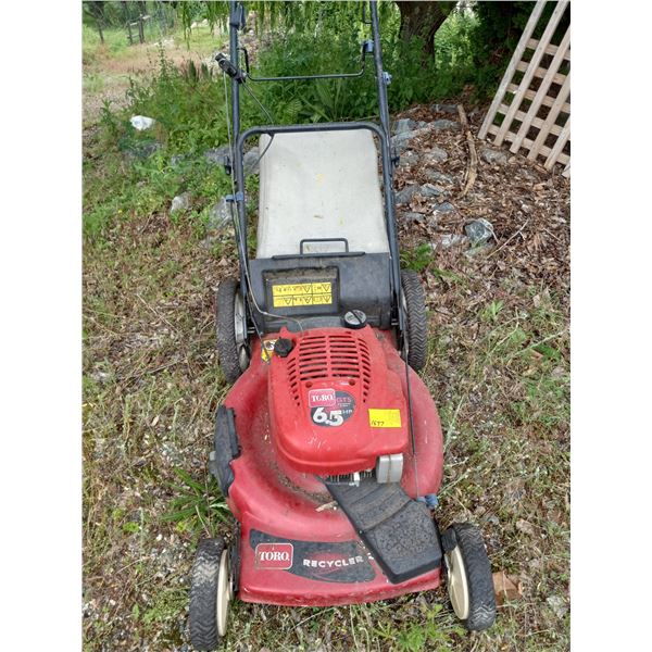 TORO LAWN MOWER GTS 6.5HP W/BAG