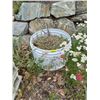 Image 1 : OLD WASHTUB USED AS A PLANTER