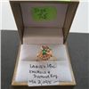 Image 3 : LADIES 18KT EMERALD & DIAMOND RING - W/A - $2,095. - SZ 7.5