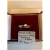 Image 1 : LADIES 10KT SOLITAIRE .27 CTW DIAMOND & BAND RING - W/A - $950. - SZ 7