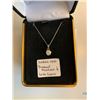 Image 1 : LADIES 14KT DIAMOND NECKLACE ON 10KT CHAIN