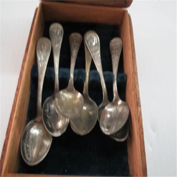 1898 CHICAGO WORLDS FAIR CASED SPOON SET