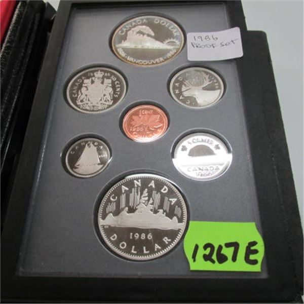 1986 CDN PROOF COIN SET