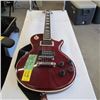 Image 1 : 'AS IS' HARMONY LES PAUL COPY W/STRAP & CASE (HAS ELECTRONIC PROBLEMS)