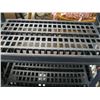 Image 1 : BLACK 5 SHELF PLASTIC SHELF UNIT