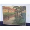Image 8 : Oil Painting, Gentle Stream, Signed by 19th Cent. Norwegian Artist Frits Thaulow, 30" x 16"