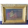 Image 1 : Oil Painting on Canvas “Psyche” by American Artist R.L. Newman 1886, Gilded Frame 12x8