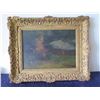 Image 2 : “Autumn Woods” Oil Painting on Wood Panel by American Artist J. Francis Murphy 1888 in Gilded Frame 
