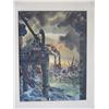 Image 2 : Watercolor on Paper, Signed by Artist J.T. Hubbell ’51, Framed & Matted 12"x9"