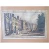 Image 2 : “Broadway from the Bowling Green” Antique Currier & Ives Lithograph from 1828, New York, Framed & Ma