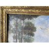 Image 17 : Large Oil Painting on Canvas, Landscape, Artist Unknown, Early 1900’s, Frame 52" x 42" canvas damage