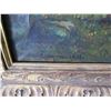 Image 3 : Large Oil Painting on Canvas, Landscape, Artist Unknown, Early 1900’s, Frame 52" x 42" canvas damage