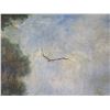 Image 8 : Large Oil Painting on Canvas, Landscape, Artist Unknown, Early 1900’s, Frame 52" x 42" canvas damage