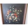 Image 2 : Oil Painting on Canvas, Still Life of Flowers by Painter Gaspard Pieter Ven Brugge in Wood Frame 30"